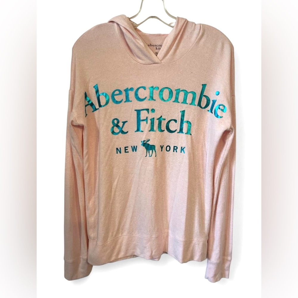 Abercrombie & Fitch Pink with Teal Accents, girls size 15/16
